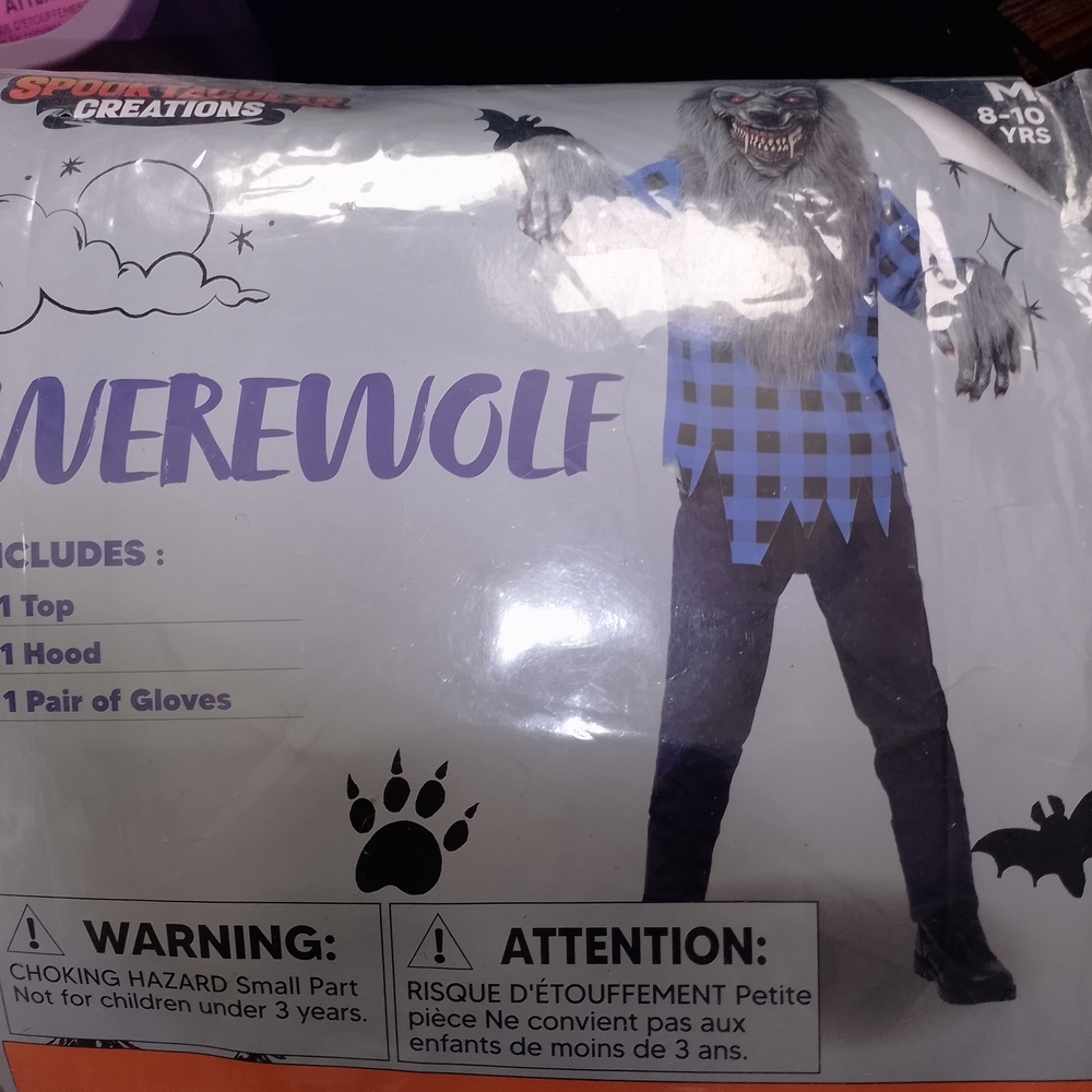 Blue and Black Halloween Monster Costume